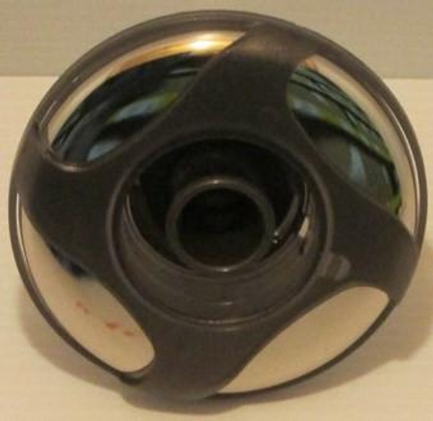 Dynasty Spas 4 3/16" Dynasty Spa Jet, Poly Storm, Large Face, Threaded, Directional, Gry/Mtl, 4 Swirl, 14402  Dynasty Spas 4 3/16" Dynasty Spa Jet, Poly Storm, Large Face, Threaded, Directional, Gry/Mtl, 4 Swirl, 14402