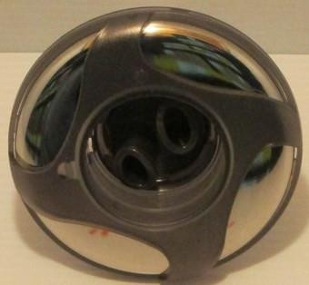 Dynasty Spas 4 3/16" Dynasty Spa Jet, Poly Storm, Large Face, Threaded, Twin Roto, 4 Swirl, 14403 