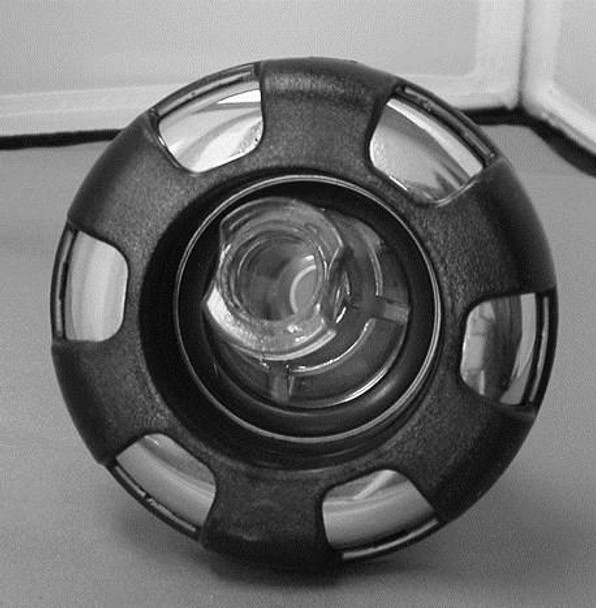 Dynasty Spas 3 3/8" Dynasty Spa Jet, Poly Storm, Directional, Blk/Mtl, Glo, Nova, 12615 