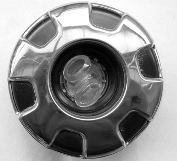 Dynasty Spas 4 3/16" Dynasty Spa Jet, Poly Storm, Large Face, Threaded, Twin Roto, Mtl/Blk, Glo, Nova, 14007  Dynasty Spas 4 3/16" Dynasty Spa Jet, Poly Storm, Large Face, Threaded, Twin Roto, Mtl/Blk, Glo, Nova, 14007
