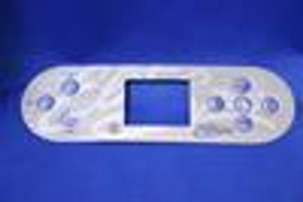 109247 Elite Spas Topside Overlay, For TP800, 8 Button, J1, J2, LT