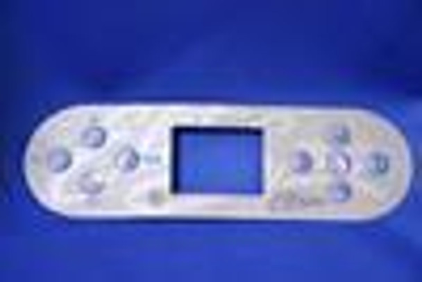 Elite Spas 109249 Elite Spas Topside Overlay, For TP800, 9 Button, W/Cascade, J1, J2, LT, CC  Elite Spas 109249 Elite Spas Topside Overlay, For TP800, 9 Button, W/Cascade, J1, J2, LT, CC