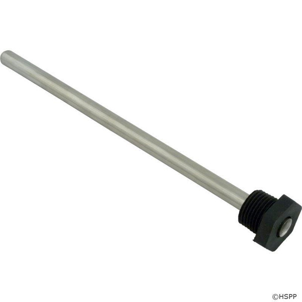  Thermowell, 1/2"mpt, 5/16" x 8", Stainless, Generic 