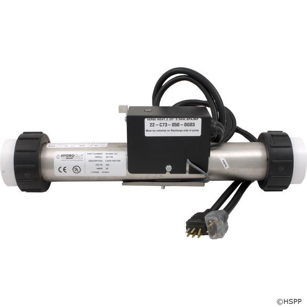  Heater, VersiHeat, HQ Elec CS9408, 13" x 2", 230v, 5.5kW 