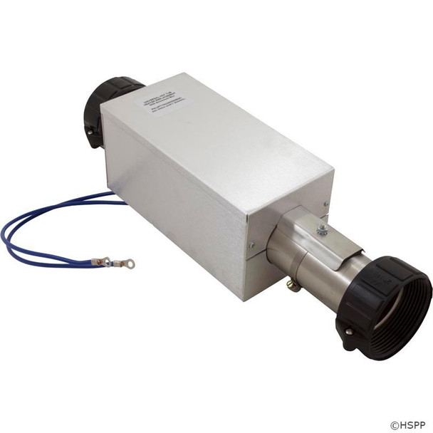  Heater, FloThru, CalSpa Repl, 15"x2", 230v, 4.0kW, w/Box 