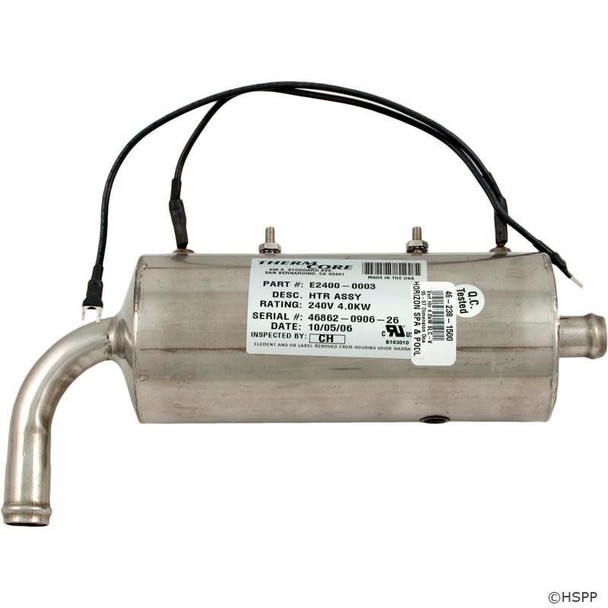  Heater, LowFlow, D-1 SLC-V Repl, 230v, 4.0kW, Generic 