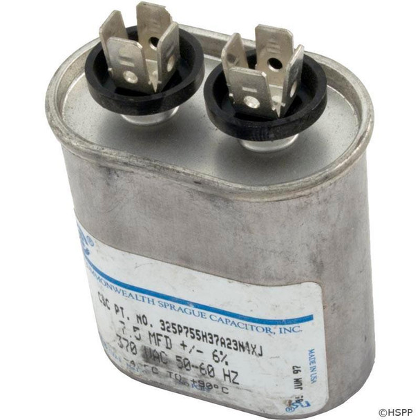 Run Capacitor 7.5 MFD, 370v, 2" x 2-5/8" oval   Run Capacitor 7.5 MFD, 370v, 2" x 2-5/8" oval