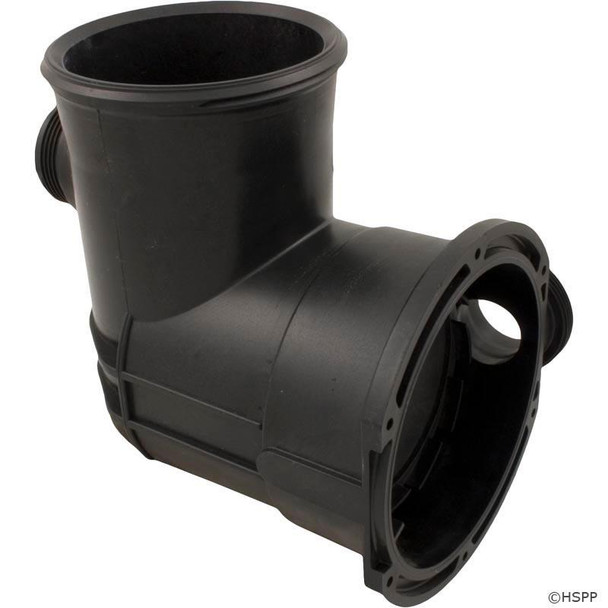  Trap/Pump Body, Jacuzzi LR, Side Discharge, Plastic 