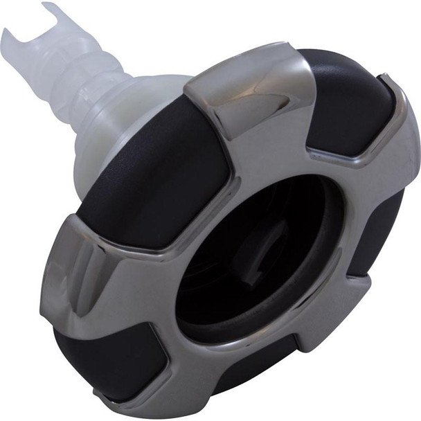 Custom Molded Products 4 1/4" CMP Spa Jet Insert, Typhoon 400, Roto, Roto, SS/Graphite Gray  Custom Molded Products 4 1/4" CMP Spa Jet Insert, Typhoon 400, Roto, Roto, SS/Graphite Gray
