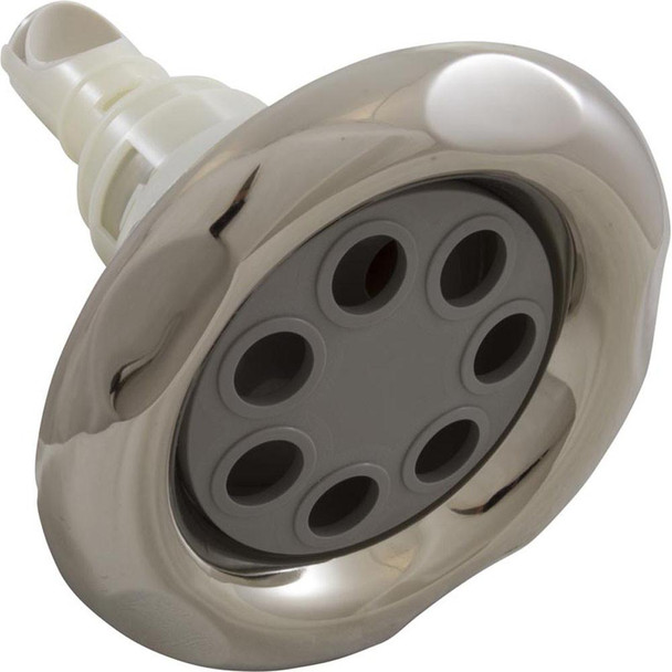Custom Molded Products 5" CMP Spa Jet Insert, Typhoon 500, Massage, Scallop, SS/Gray  Custom Molded Products 5" CMP Spa Jet Insert, Typhoon 500, Massage, Scallop, SS/Gray