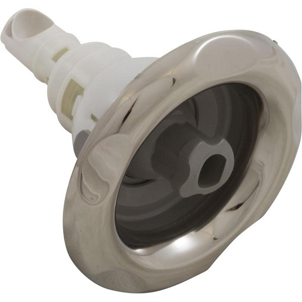 Custom Molded Products 5" CMP Spa Jet Insert, Typhoon 500, Roto, Scallop, SS/Gray  Custom Molded Products 5" CMP Spa Jet Insert, Typhoon 500, Roto, Scallop, SS/Gray
