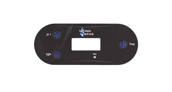 Viking Spas 91081 Viking Overlay , 3 Button 91081 - Single Pump - Use w/91076  