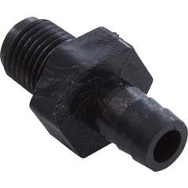  Barb Adapter, Waterway 3/8" Barb x 1/4" Male Pipe Thread 