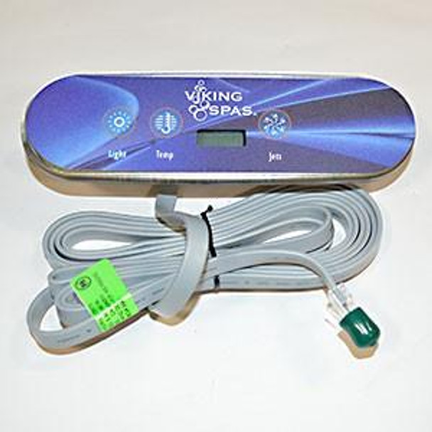 Viking Spas 91070 - TOPSIDE CONTROL (SINGLE PUMP - VIKING)  Viking Spas 91070 - TOPSIDE CONTROL (SINGLE PUMP - VIKING)