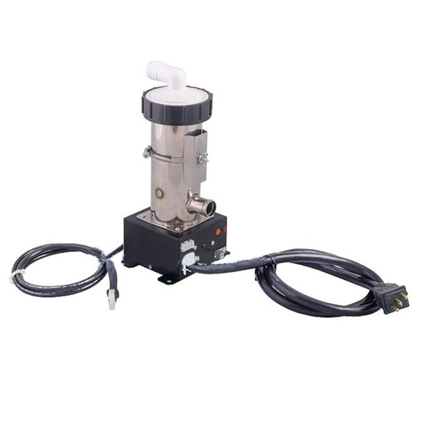  Heater Assembly, Low Flow, Vertical, Artesian/Clearwater, 4.0kW, 230V, 1" Barb Connection, 3" x 12"Tall 