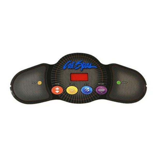  Cal Spas Overlay,Topside Control - (Mini Dash) - 2009 