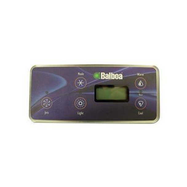  51452 Spaside Control, Balboa VL701S, Serial Standard, LCD, 5-Button, Mode-Up, Pump1-Light-Down 