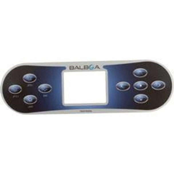 9 Button TP800 Overlay, Balboa Water Group, TP800, Jet1/Jet2/Light/Aux , 12512 