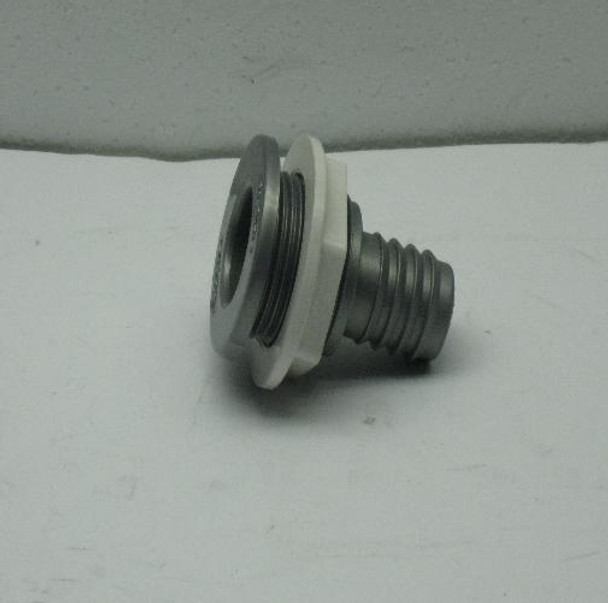  PLU21701728 CAL SPAS Wall Fitting, Bulkhead Assembly, 3/4 Barb - Gray 