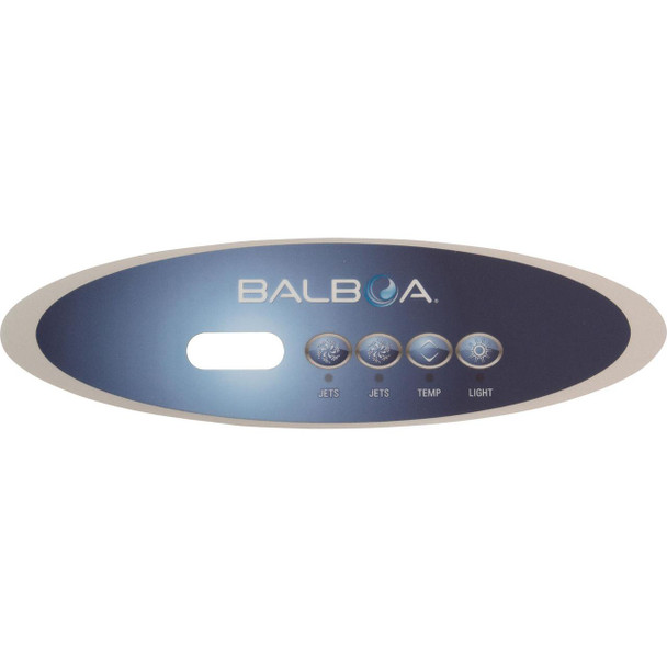  4 Button Overlay, Balboa Water Group MVP260/VL260, Jets/Jets/Temp/Lt 