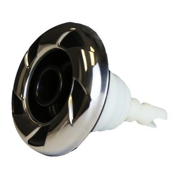  4" Cal Spas Poly Storm Jet, Directional, Metal/Black 