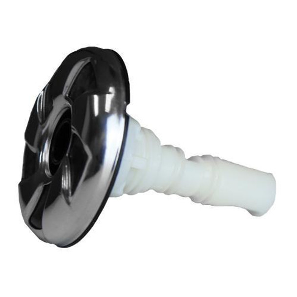  2" Cal Spas Jet Insert, Euro Dir., Cluster Storm, Metal/Black 