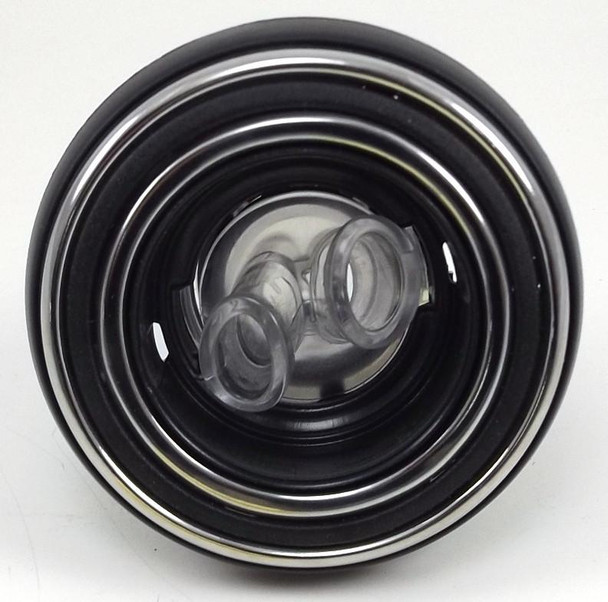 Dynasty Spas 15522 DYNASTY 4" JET, 2018, POLY STORM, GLO, TWIN ROTO, THREADED, ORION, METAL-CLEAR/BLACK  Dynasty Spas 15522 DYNASTY 4" JET, 2018, POLY STORM, GLO, TWIN ROTO, THREADED, ORION, METAL-CLEAR/BLACK