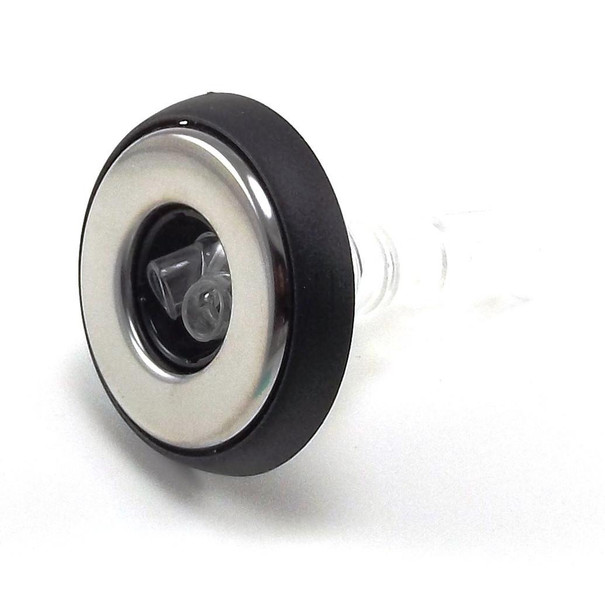 Dynasty Spas 15715 DYNASTY 2" JET, 2019, ADJUSTABLE CLUSTER STORM, GLO, TWIN ROTO, THREADED, CLASSIC STYLE, BLACK-CLEAR 