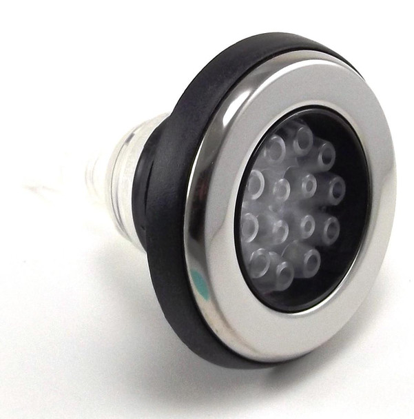 Dynasty Spas 15722 DYNASTY 4" JET, 2019, POLY STORM, GLO, MULTI MASSAGE, THREADED, CLASSIC STYLE, BLACK-CLEAR 