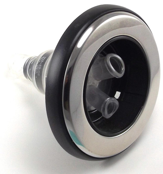 Dynasty Spas 15726 DYNASTY 5" JET, 2019, POWER STORM, GLO, TWIN ROTO, THREADED, CLASSIC STYLE, BLACK-CLEAR 