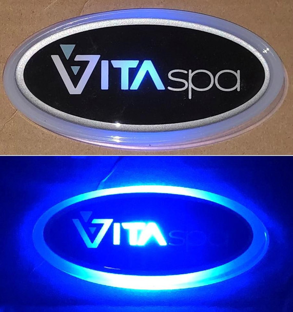  110808 FLOAT, DOME, VITA 2021 LED STATUS LIGHT PANEL, LABEL, PLASTIC (BLUE, B&W) 