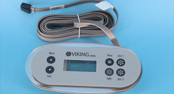 Viking Spas 91049 VIKING SPAS TOPSIDE W/OVERLAY, BP100 UX, 2 PUMP 