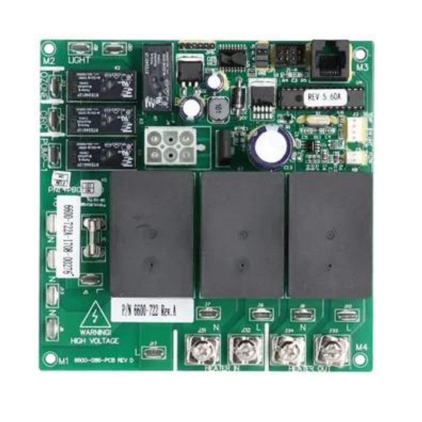 Sundance® Spas Circuit Board, Sundance / Jacuzzi, LX-10, Rev 5.03+, (2002 +), w/3 Big Relays, 1-Pump, No Circ Pump  Sundance® Spas Circuit Board, Sundance / Jacuzzi, LX-10, Rev 5.03+, (2002 +), w/3 Big Relays, 1-Pump, No Circ Pump