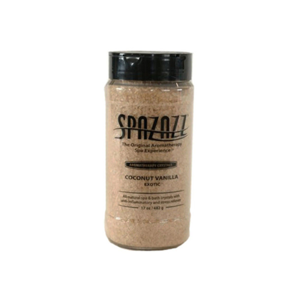 Fragrance, Spazazz, Crystals, Coconut Vanilla, 17oz Jar