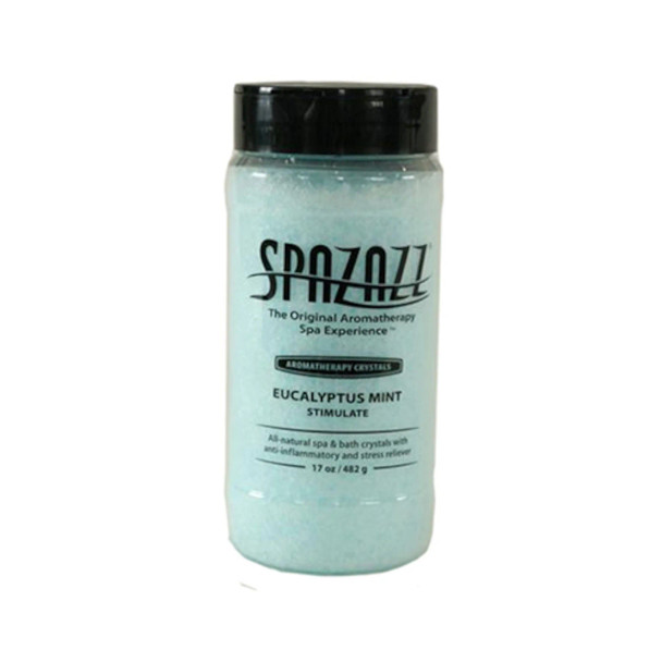 Fragrance, Spazazz, Crystals, Eucalyptus Mint, 17oz Jar