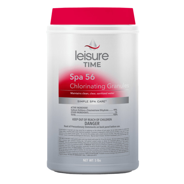 Leisure Time Spa 56 Chlorine Granules, 5lb