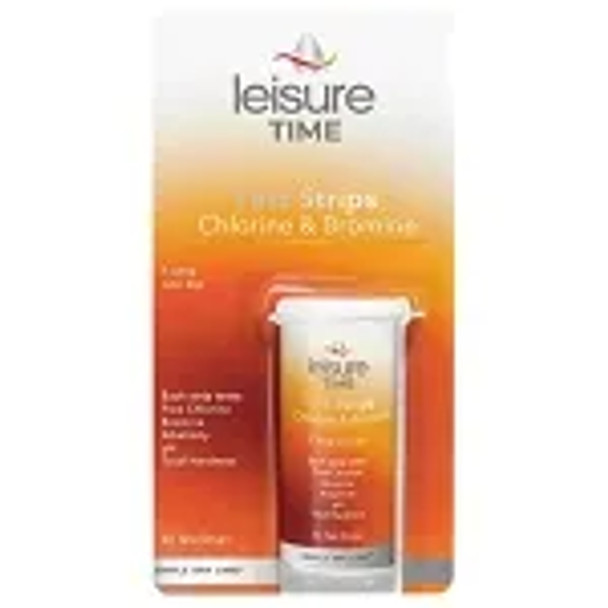 Leisure Time Test Strips, Chlorine/Bromine, pH, Alk, Calcium Hardness