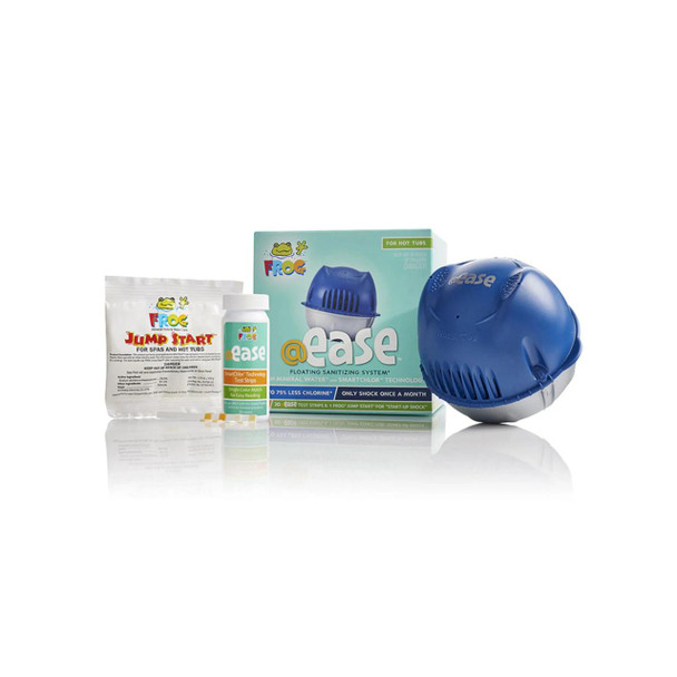 Spa Frog @ease Floating System 01-14-3256, Water Care, Spa Frog, @ease Floating Sanitizing System, Includes @ease Floating System, Jump Start & Test Strips   Spa Frog @ease Floating System 01-14-3256, Water Care, Spa Frog, @ease Floating Sanitizing System, Includes @ease Floating System, Jump Start & Test Strips