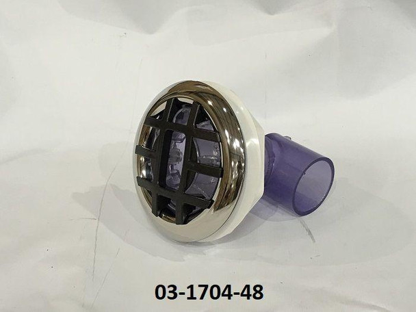 Artesian Spas Jet, Clear Power Stream Swim Jet 1" Nozzle w/SS Esc. DSG 
