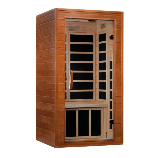 Saunas Dynamic Avila 1-2 Person Low EMF FAR Infrared Sauna DYN-6103-01 