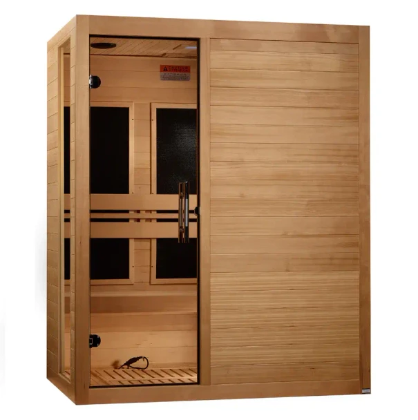 Saunas Dynamic Toscana 3 Person Low EMF Far Infrared Home Sauna DYN-6315-05 