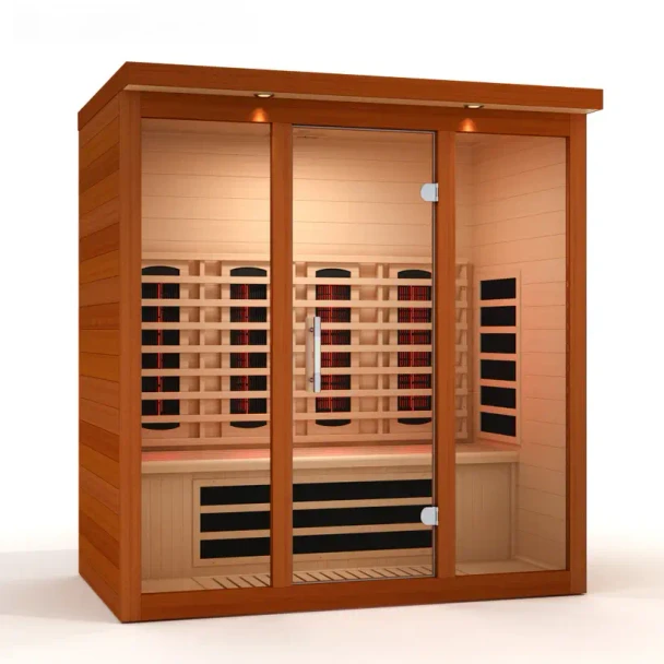 Saunas Dynamic Vila Grande 4 Person Full Spectrum Nero Zero EMF FAR IR Sauna 
