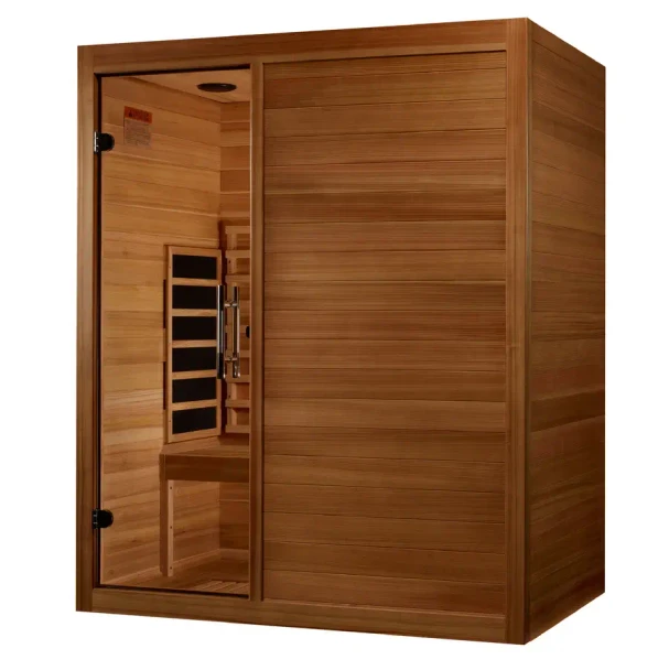 Saunas Maxxus Amparo 3 Person Full-Spectrum Near-Zero EMF Infrared Sauna MX-S306-01-FS-PC 