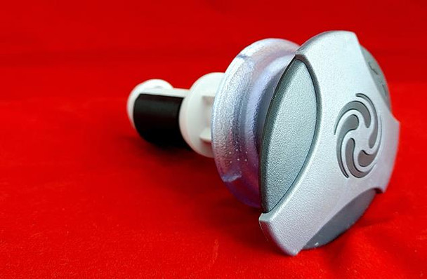 110702 DIVERTER, 1" ON/OFF, AW 2-TONE, CLR CAP, OVAL HNDL, STEM O-RING POSI SEAL