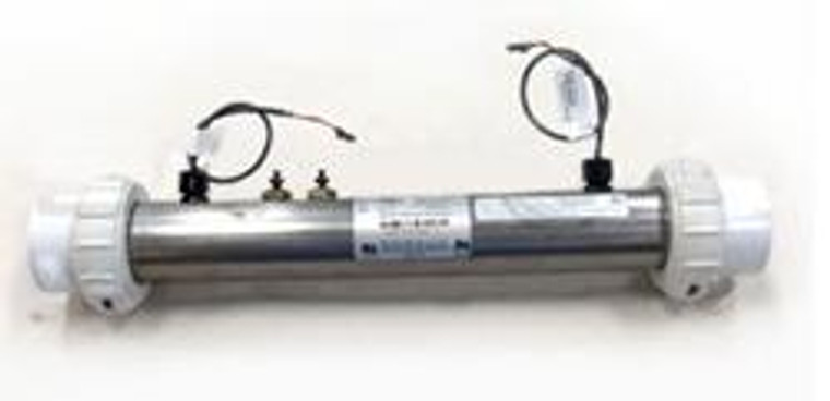 HEA14100451, CAL SPAS HEATER TITANIUM FLOTHRU 5.5KW, 2 X 2 IN, (#55629)