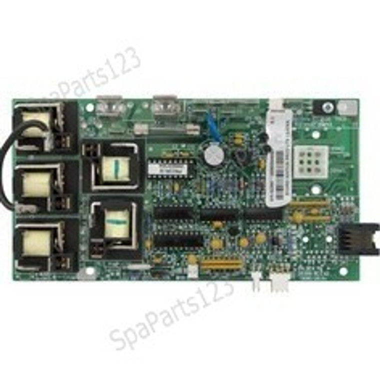 52380 Caldera Spas Circuit Board, Models Pro 3 Lite Leader W/ Economy 2 Pump W/ 4 Button Duplex **Discontinued**