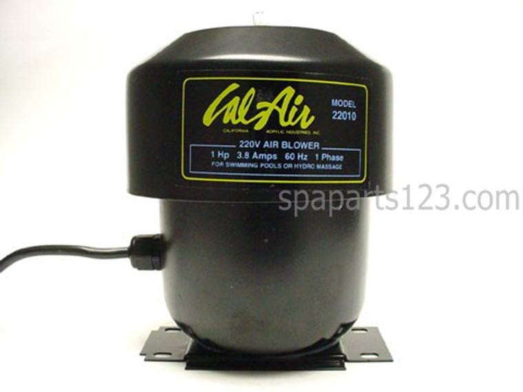 BLO05000180 Cal Spas Air Blower w/Cord Complete Regular Air 2.0HP 110V, DISCONTINUED REPLACE WITH NEW STYLE BLOWER