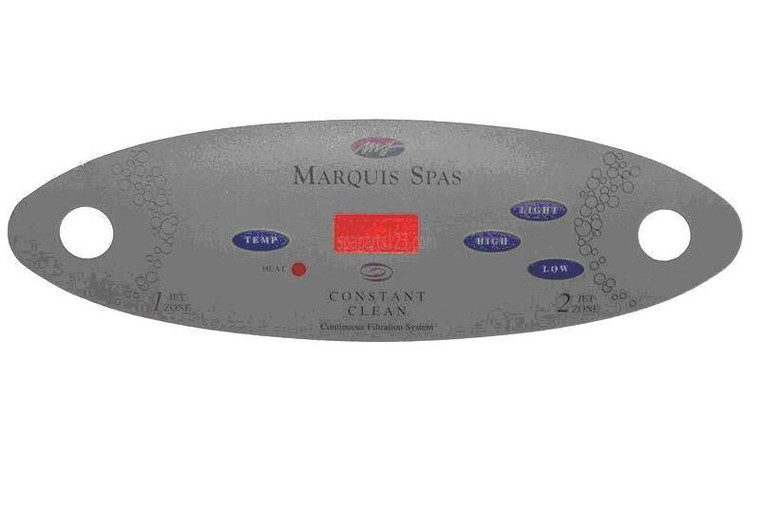 650-0576 Marquis Spas Overlay for 650-0387