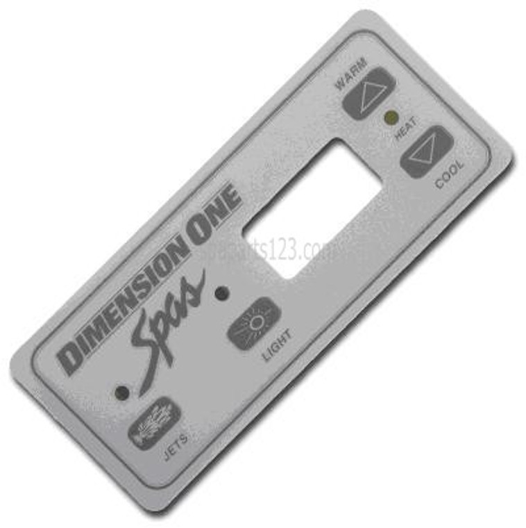 01560-129, D1 Spas Topside Inlay '92/'93 Gray Ultra