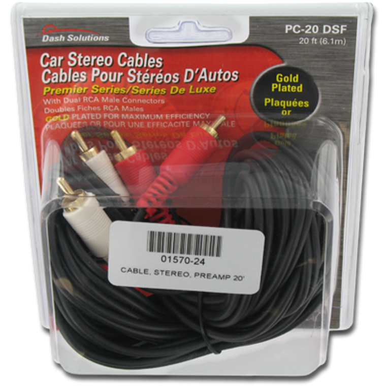 01570-24 D1 Spas Cable, Stereo, Preamp 20'